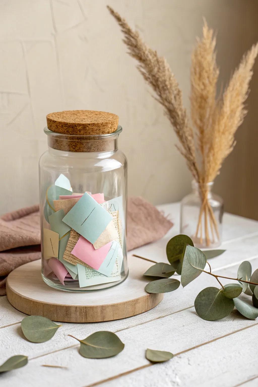 Capture the essence of gratitude with a touch of Scandinavian charm. ð¿â¨ #GratitudeJar #MinimalistBeauty