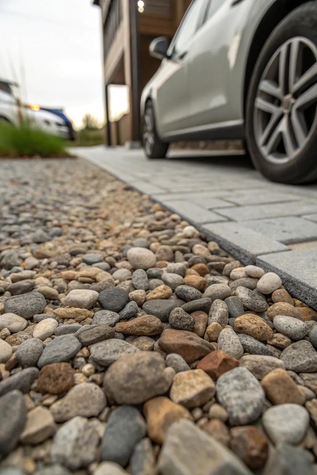 Transform your driveway with the timeless charm of gravel â cost-effective and beautifully durable.