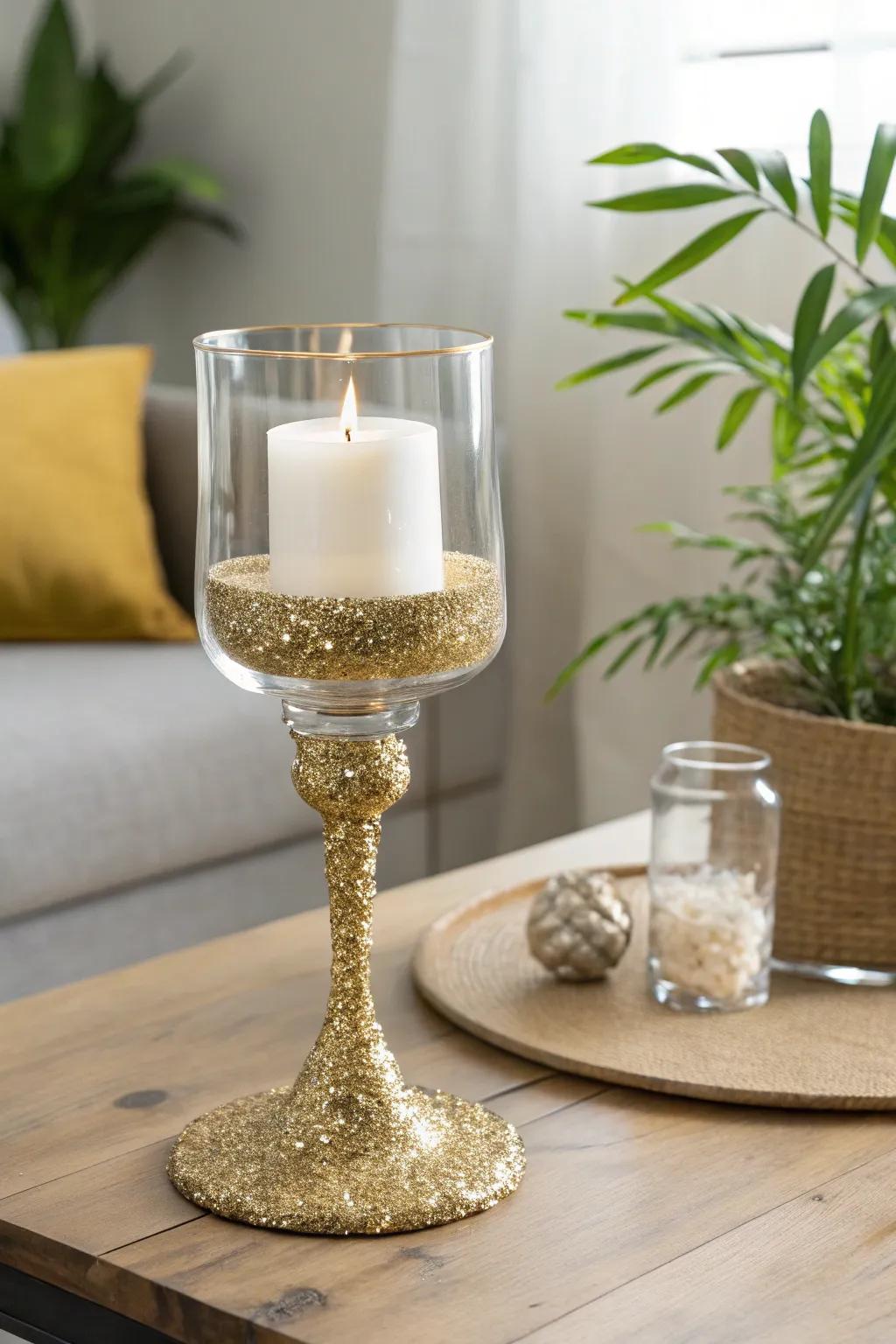 Elevate your decor with a touch of glitter magic. ⨠#ScandinavianStyle #BohoChic