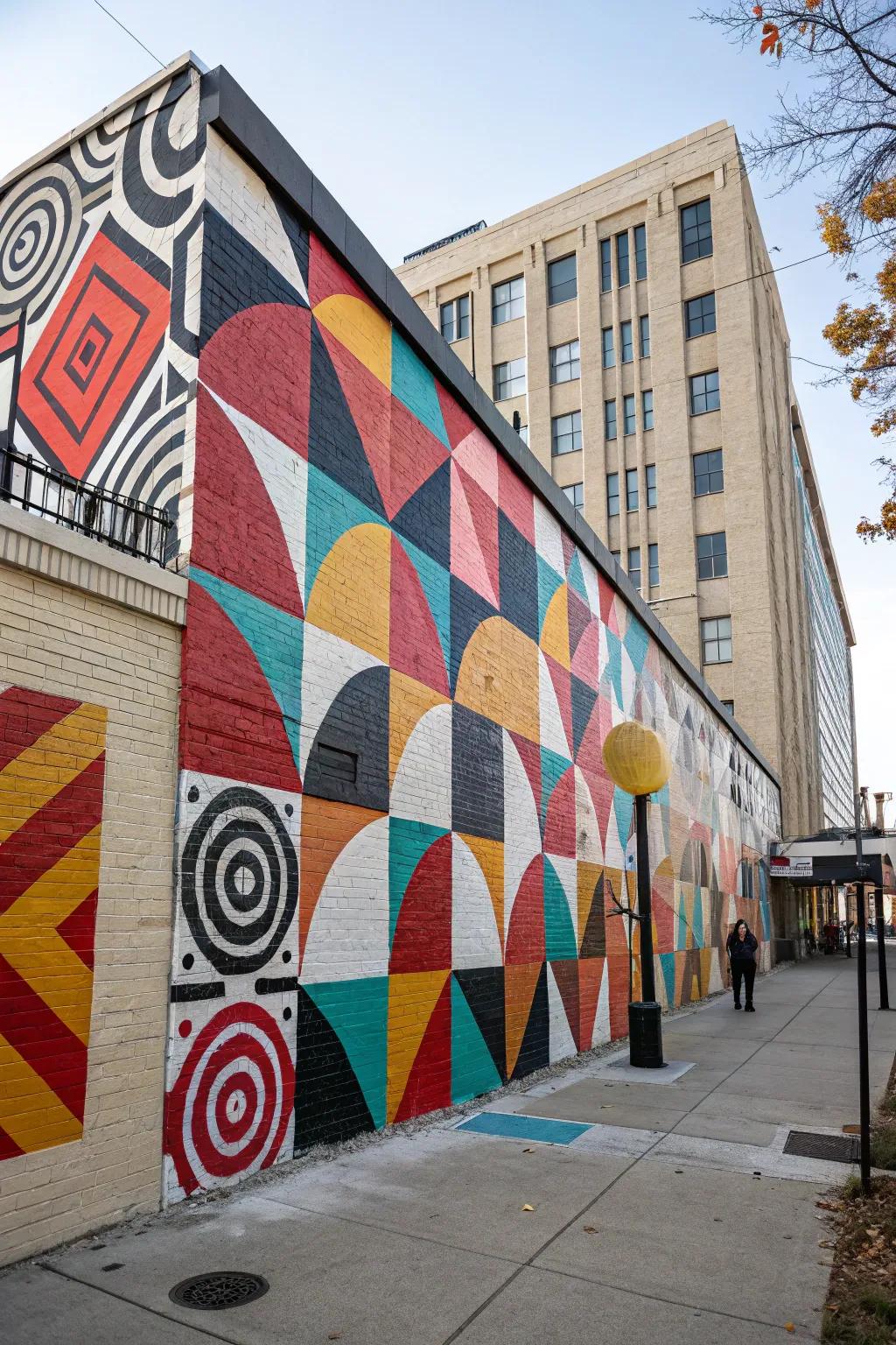 Abstract art adds a modern flair to any space.