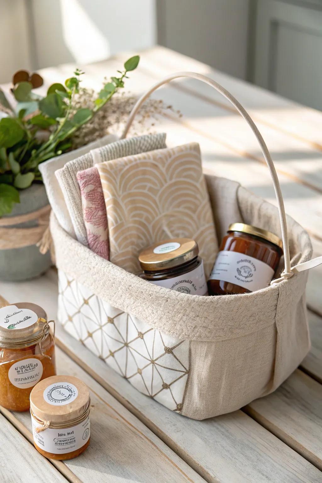 Thoughtfully crafted with love for the planet: Discover our eco-friendly jam gift basket.