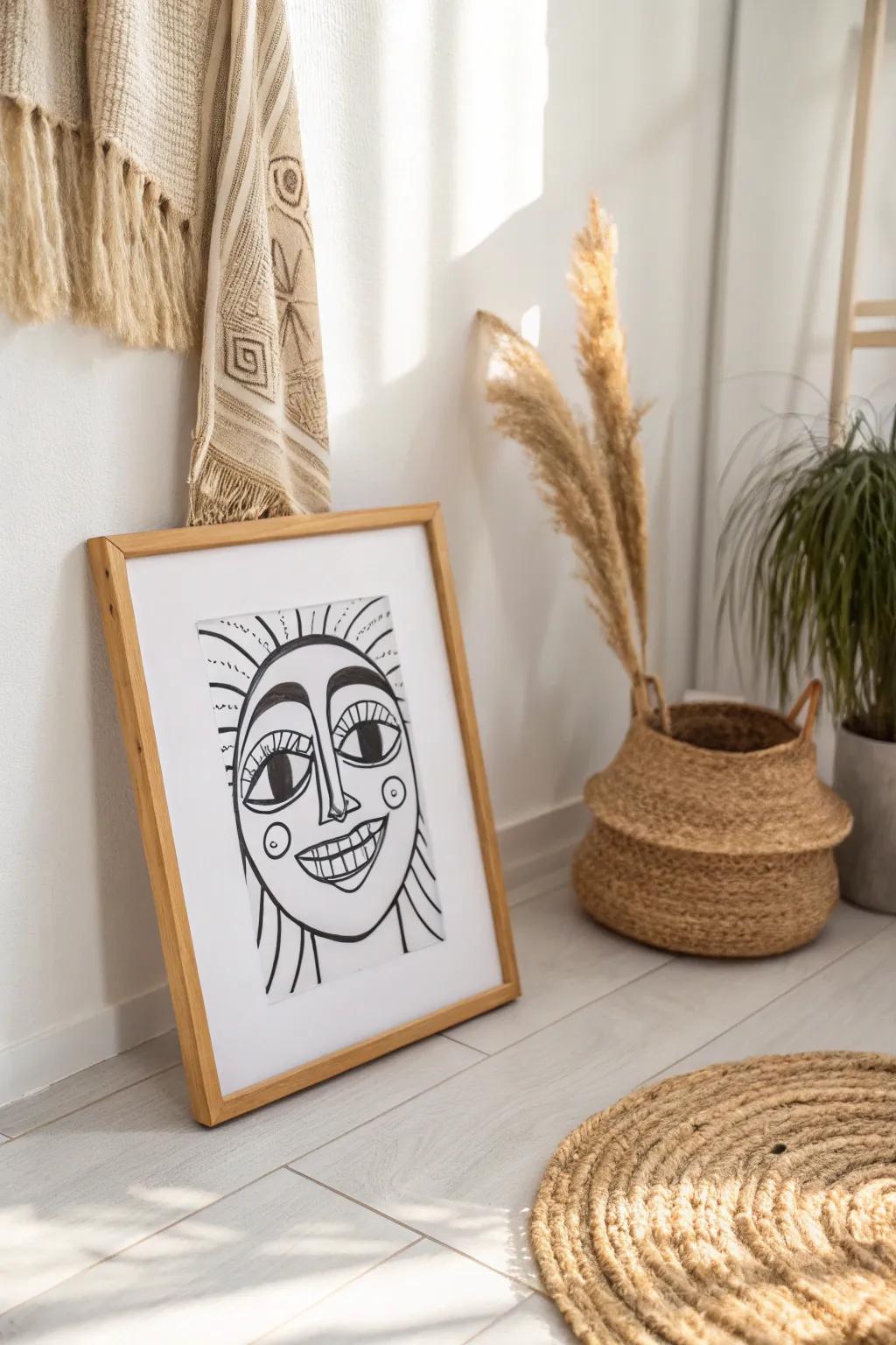 Discover the art of playful portraiture with a minimalist twist.