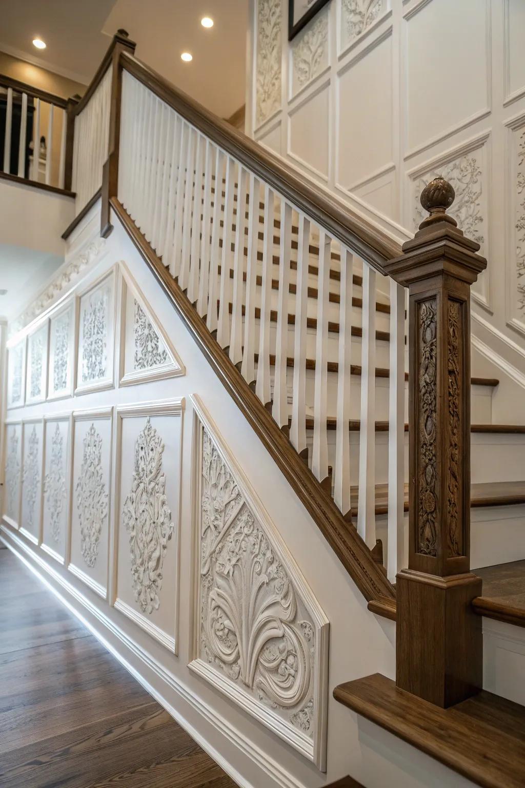 DIY wainscoting allows for personalized design touches.