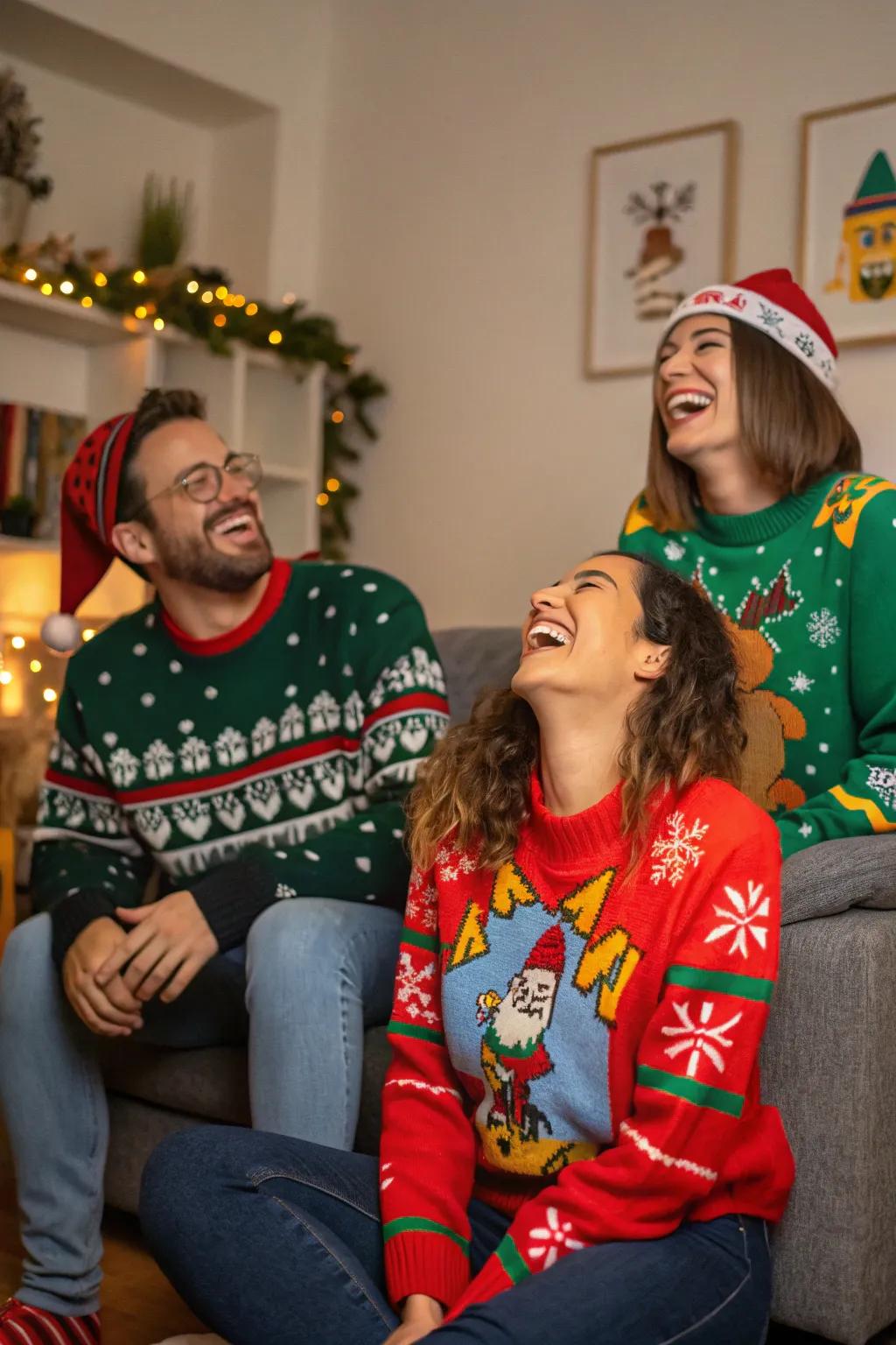 Unleash your creativity with an ugly sweater showdown.