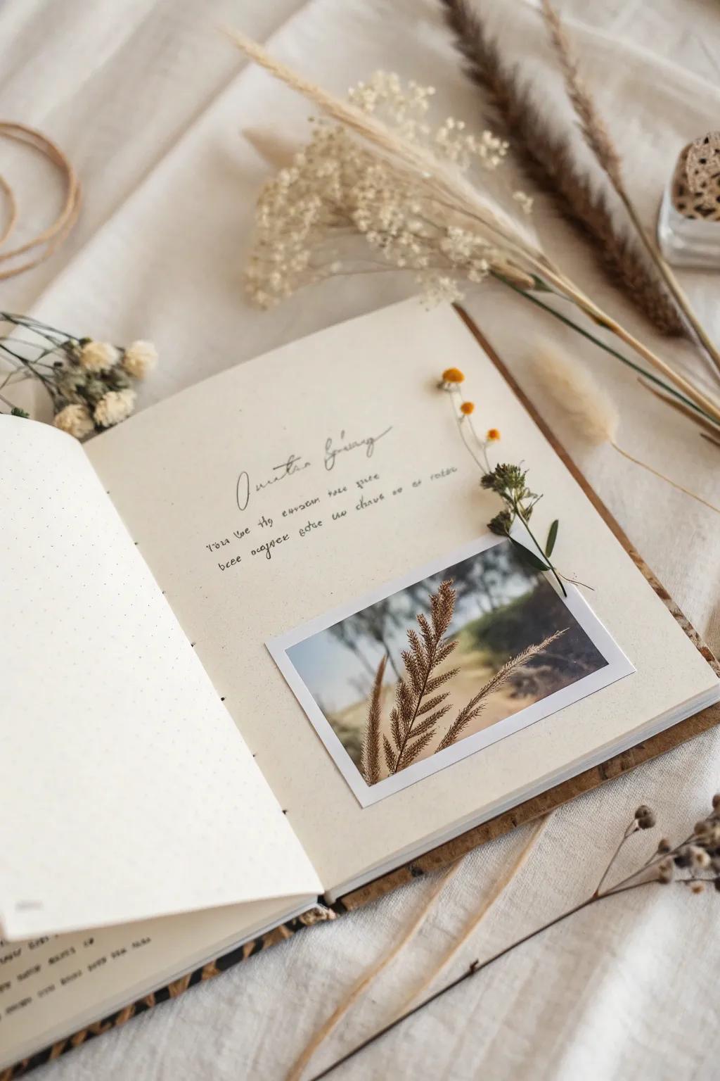 Discover the art of hidden messages in your scrapbook - a secret touch of love and creativity.