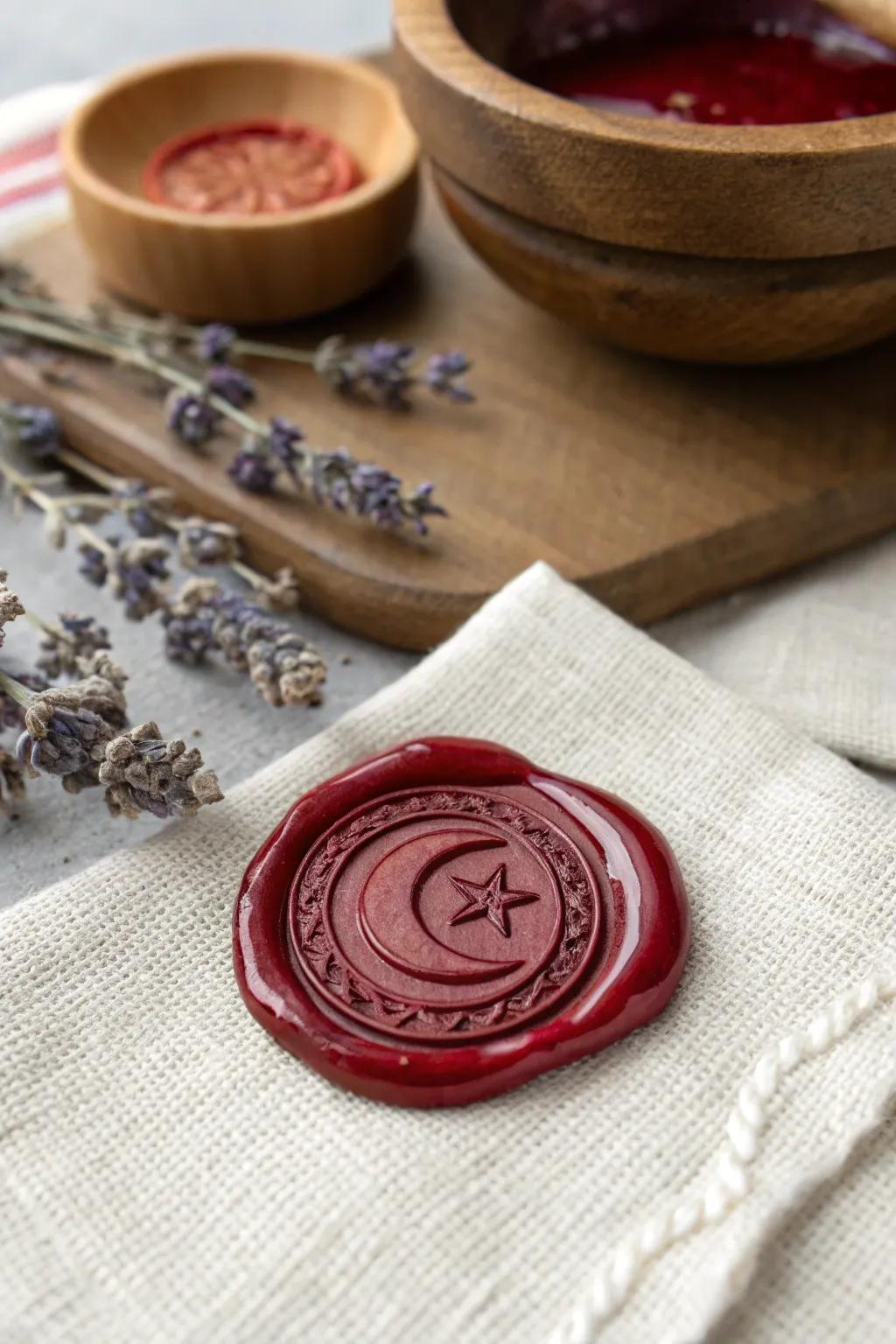 Unleash your creativity with mystical wax seals and add a touch of fantasy to your correspondence.