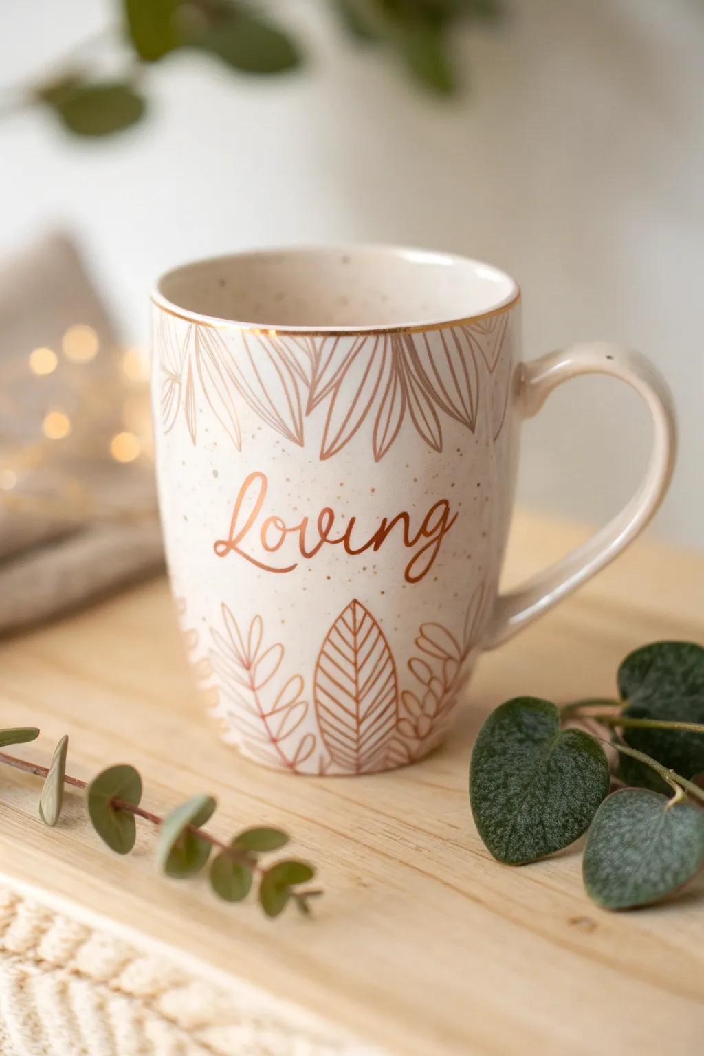 Sip your morning coffee with love in every brushstroke. ð¨âï¸ #HandmadeWithHeart