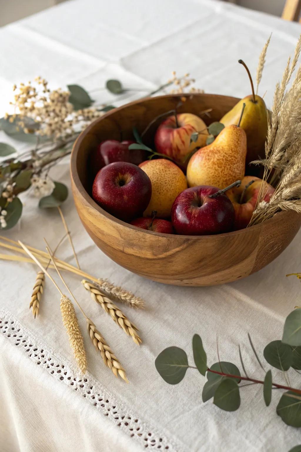 Embrace the beauty of fall with a charming harvest centerpiece, perfect for your wedding table.