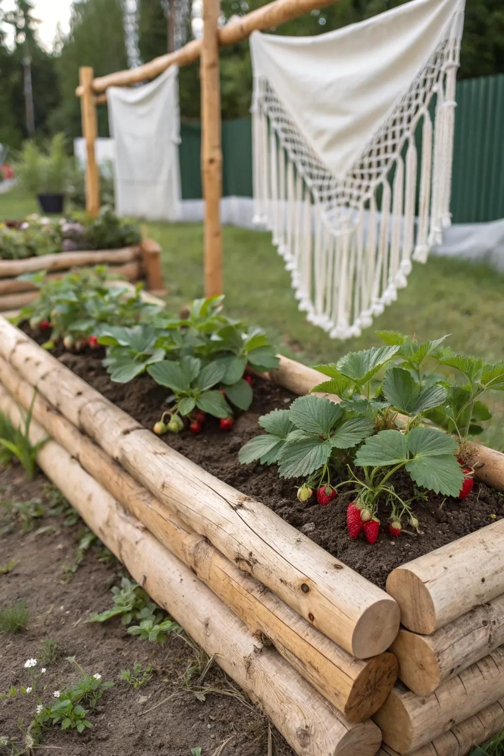 Discover the art of hugelkultur: a natural, stunning way to grow lush strawberries in style.