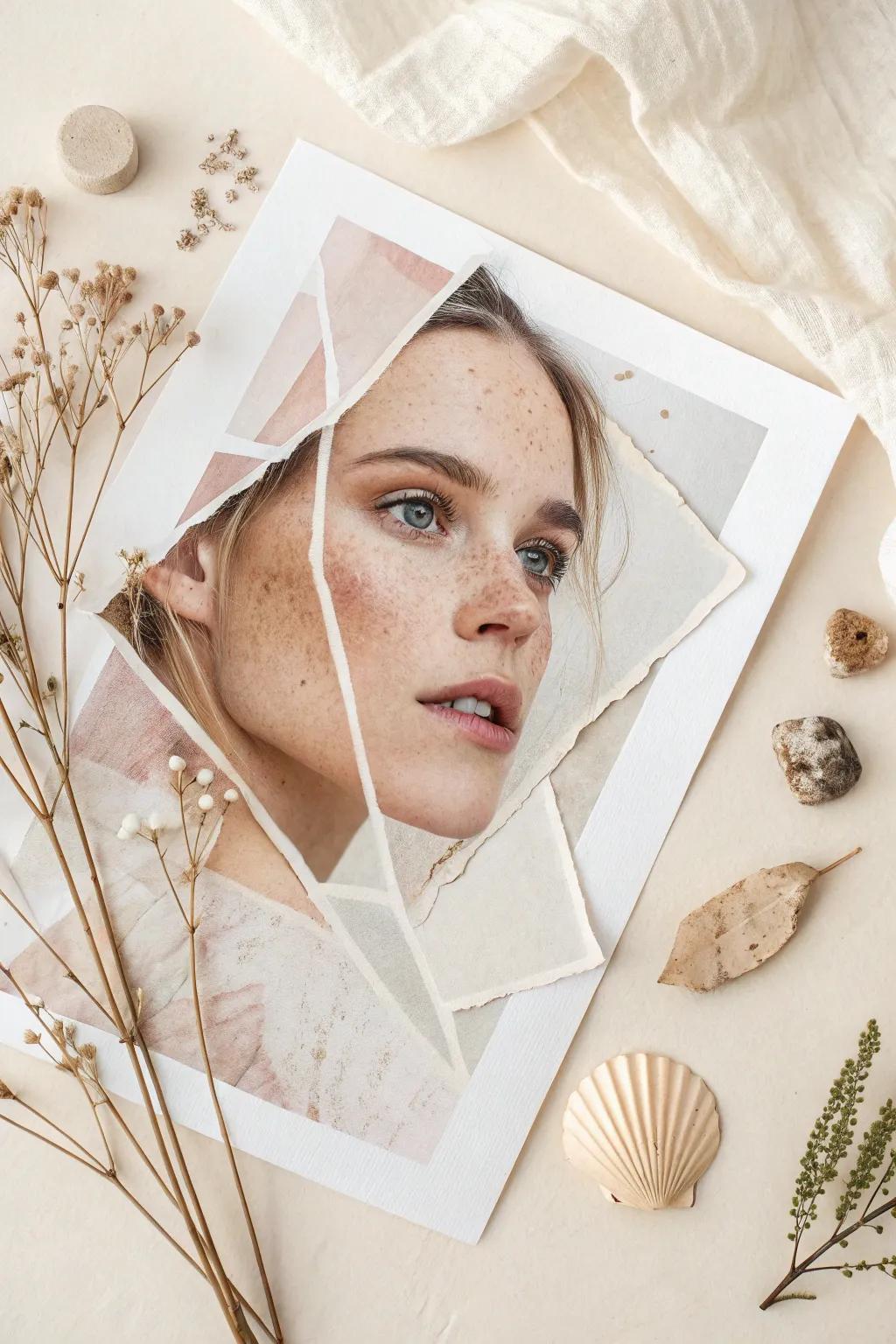 Discover the art of storytelling through fragmented watercolor portraits, where every piece breathes life into a unique narrative.