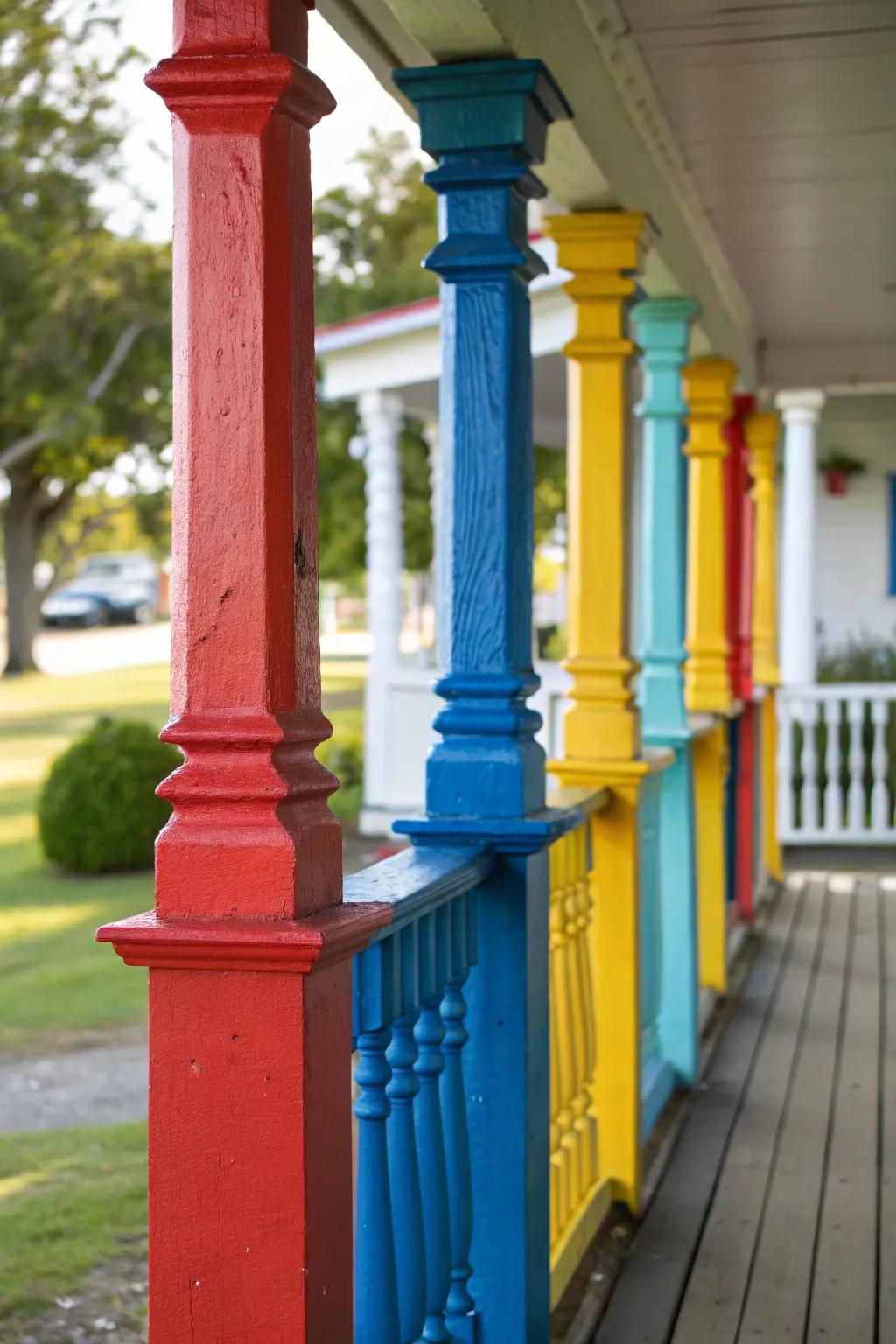 Make a statement with bold color blocking.
