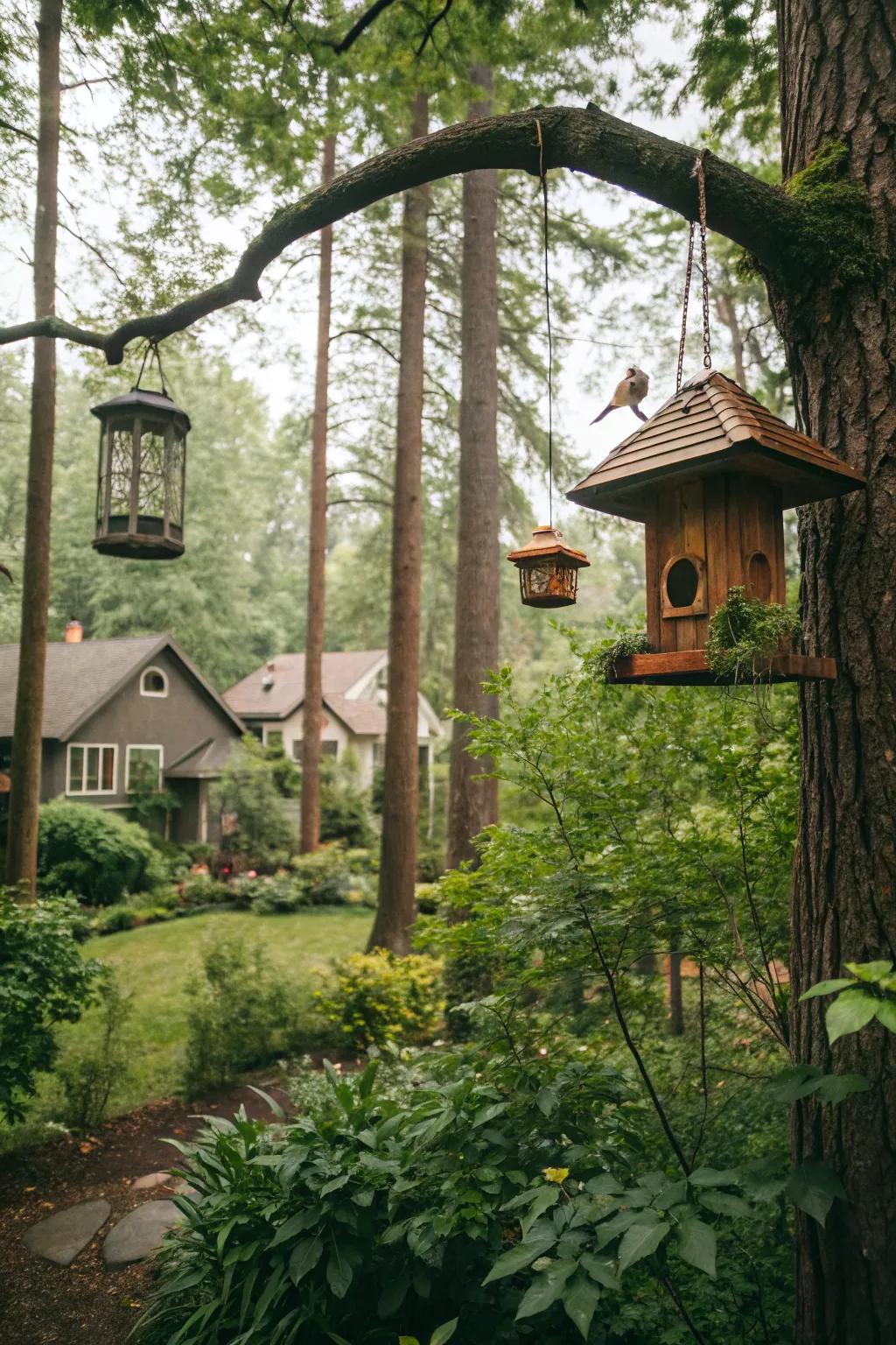 Bird-friendly features invite wildlife and enhance the natural soundscape.