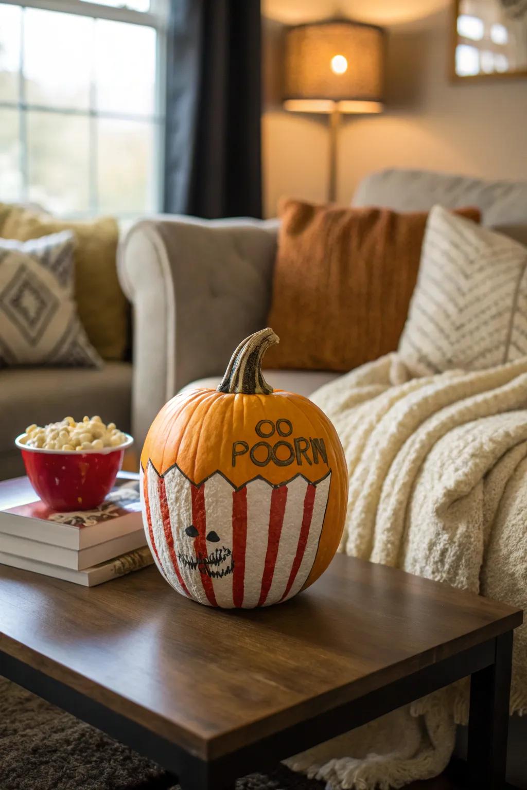 Popcorn pumpkins bring a playful and unique flair to any setting.