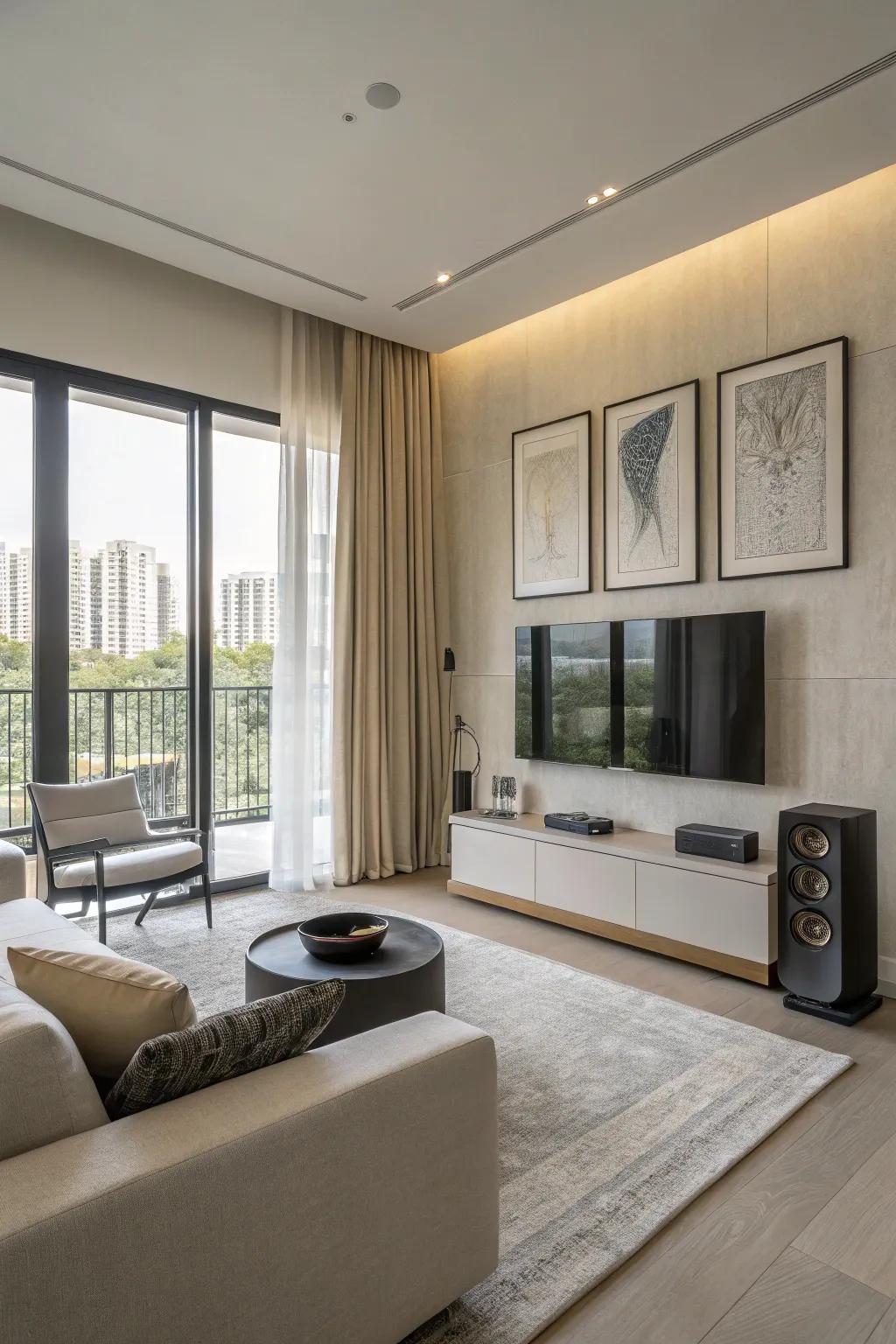 Seamlessly integrated technology for a modern home.