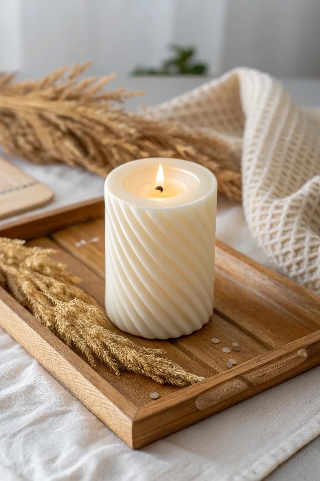 Illuminate your evenings with the enchanting glow of a minimalist masterpiece.