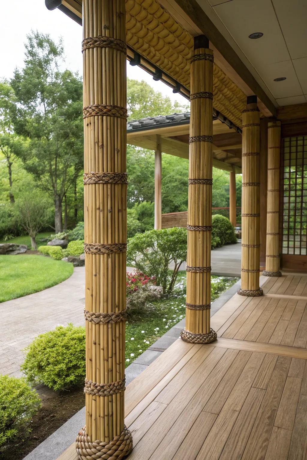 Combine sustainability and style with bamboo.