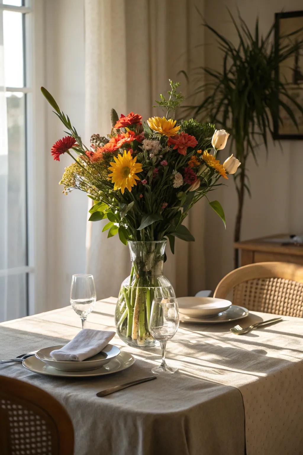 An elegant vase for showcasing beautiful blooms.