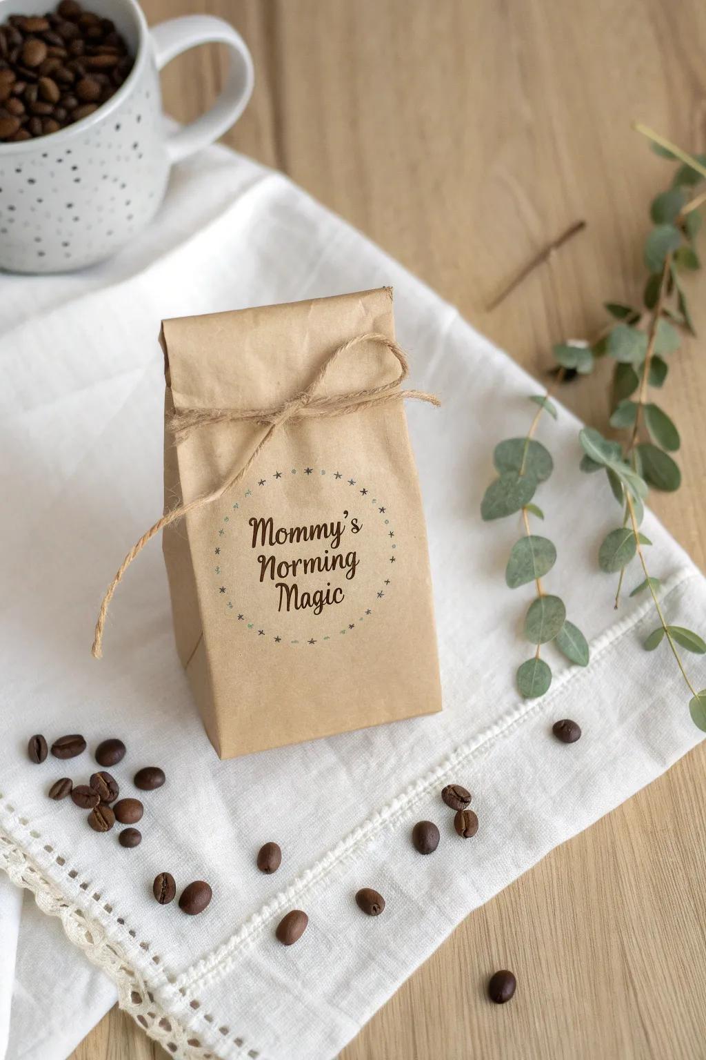 Brew love with Mommy's Morning Magic â the perfect DIY baby shower favor for coffee-loving moms-to-be!