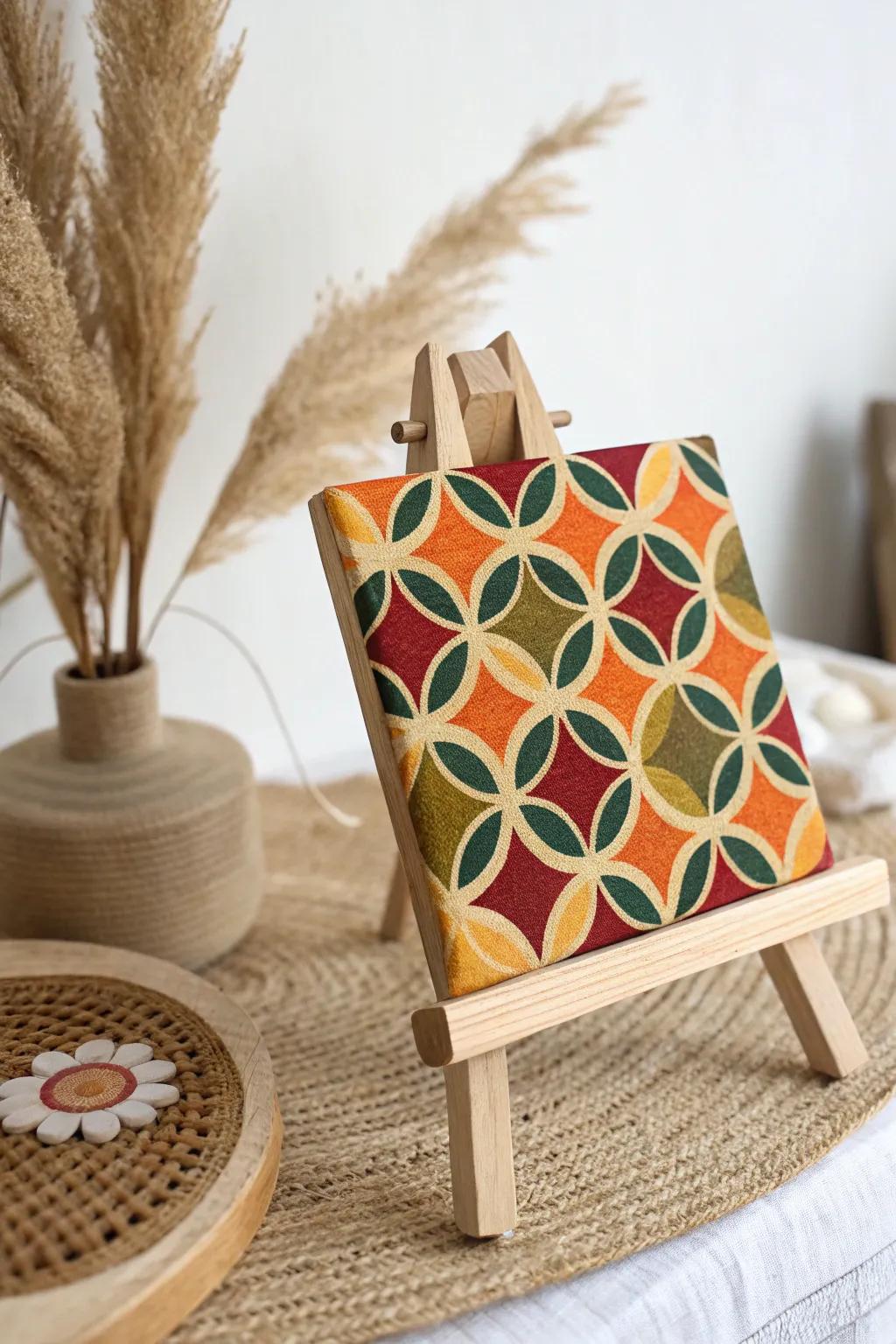 Bring a touch of nostalgia to your space with retro mini canvas art!