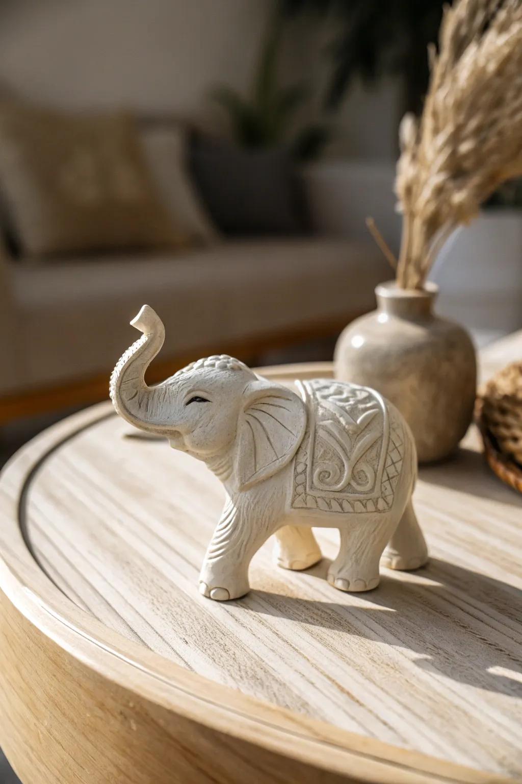 Delight in the charm of handcrafted miniature ceramic animals, a perfect blend of whimsy and elegance.