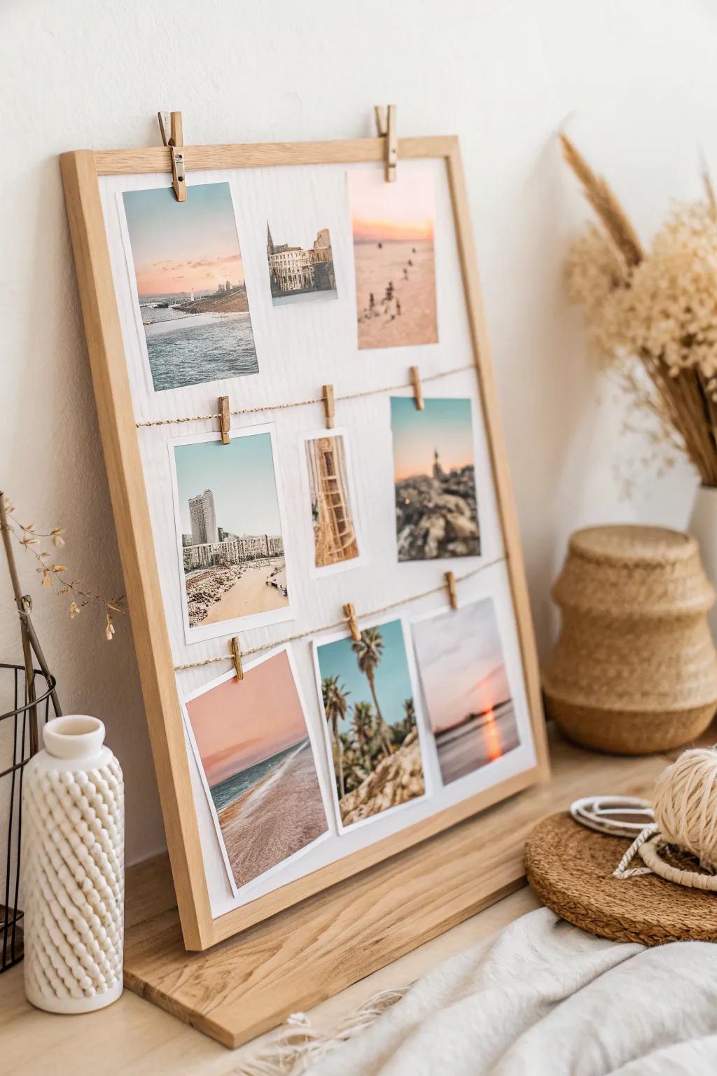 Craft your travel dreams with a minimalist vision board that inspires wanderlust and adventure.