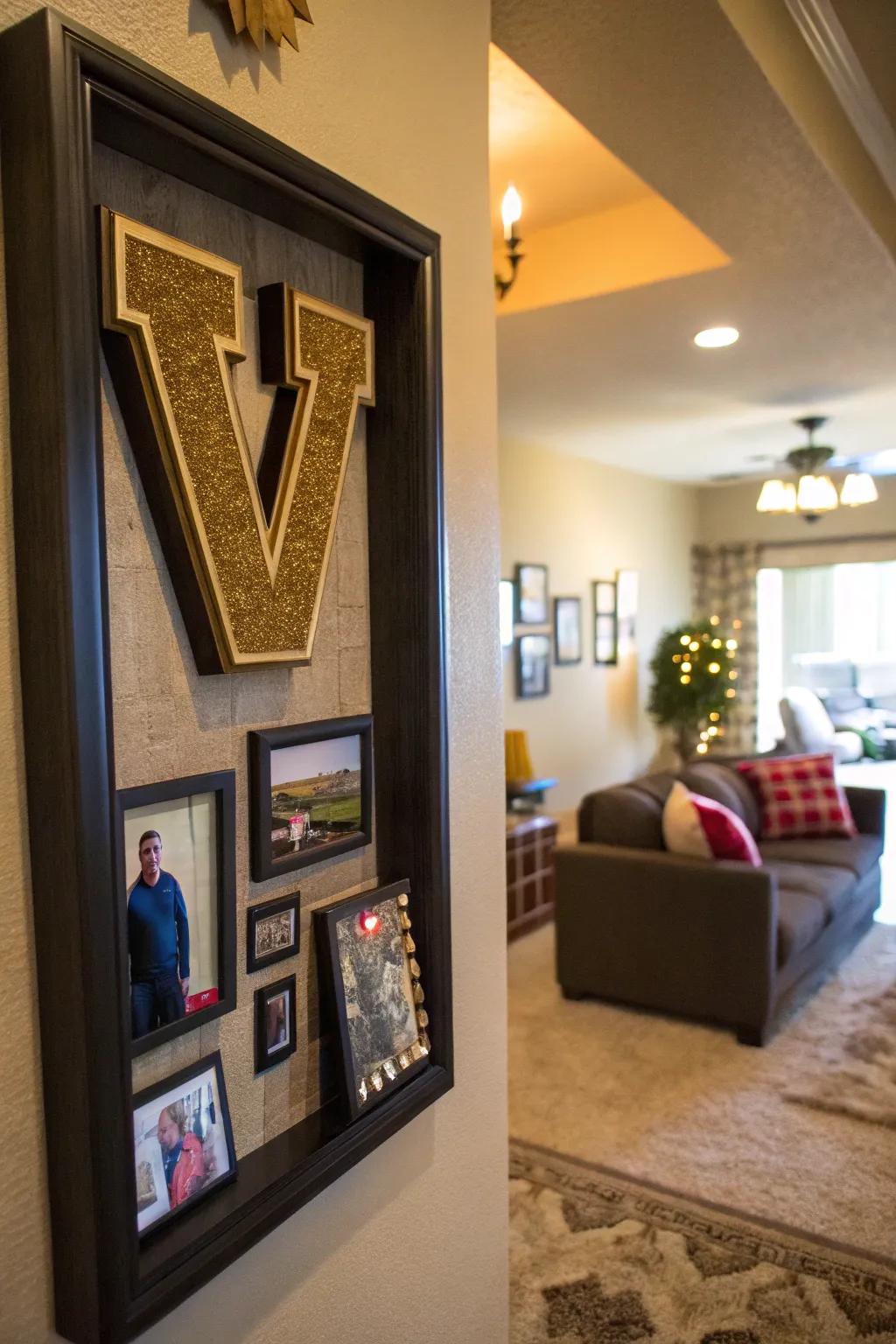 Celebrating achievements with family memories.