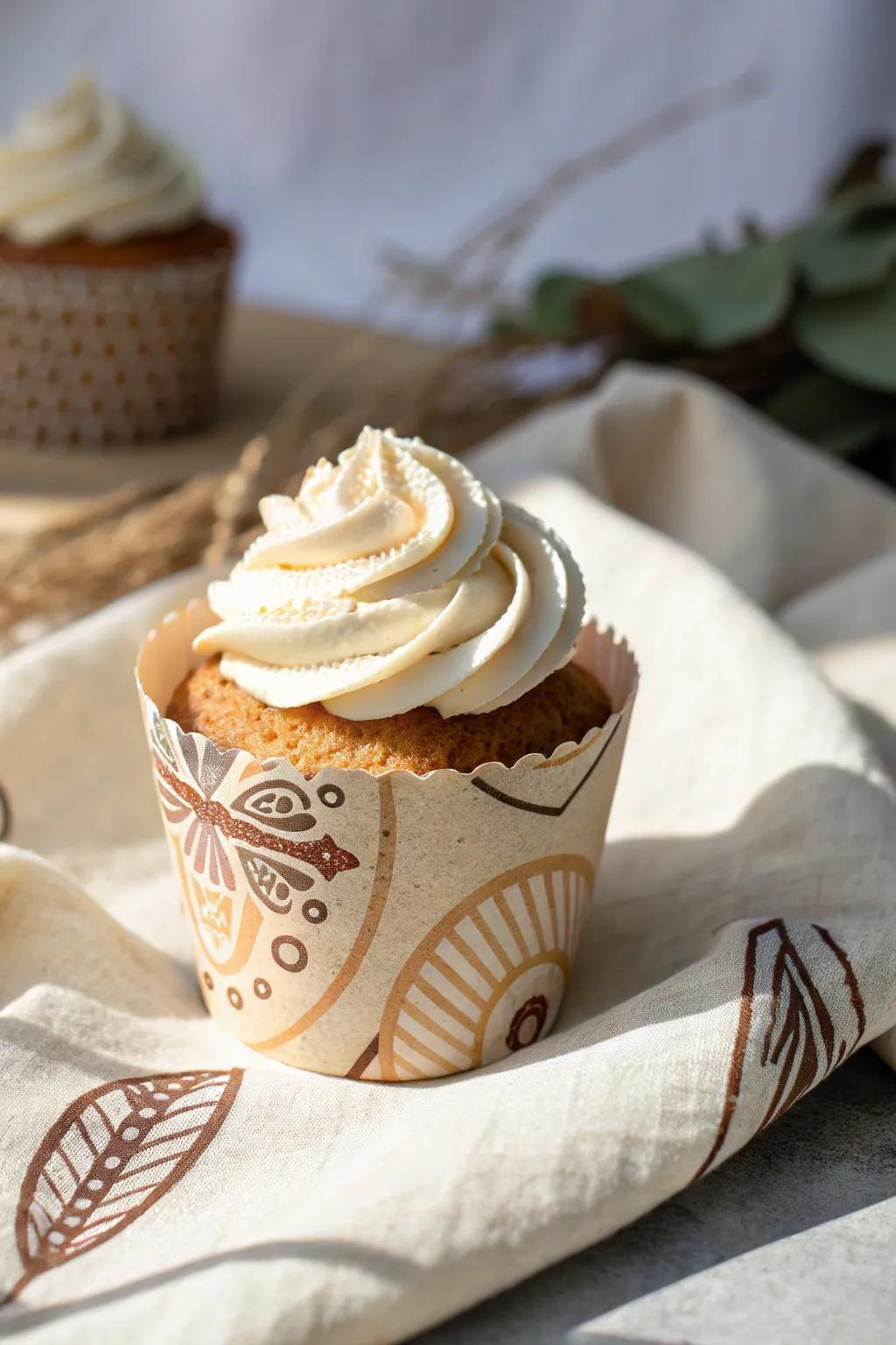 Elevate your cupcake presentation with handcrafted sleeves that blend simplicity and boho chic!