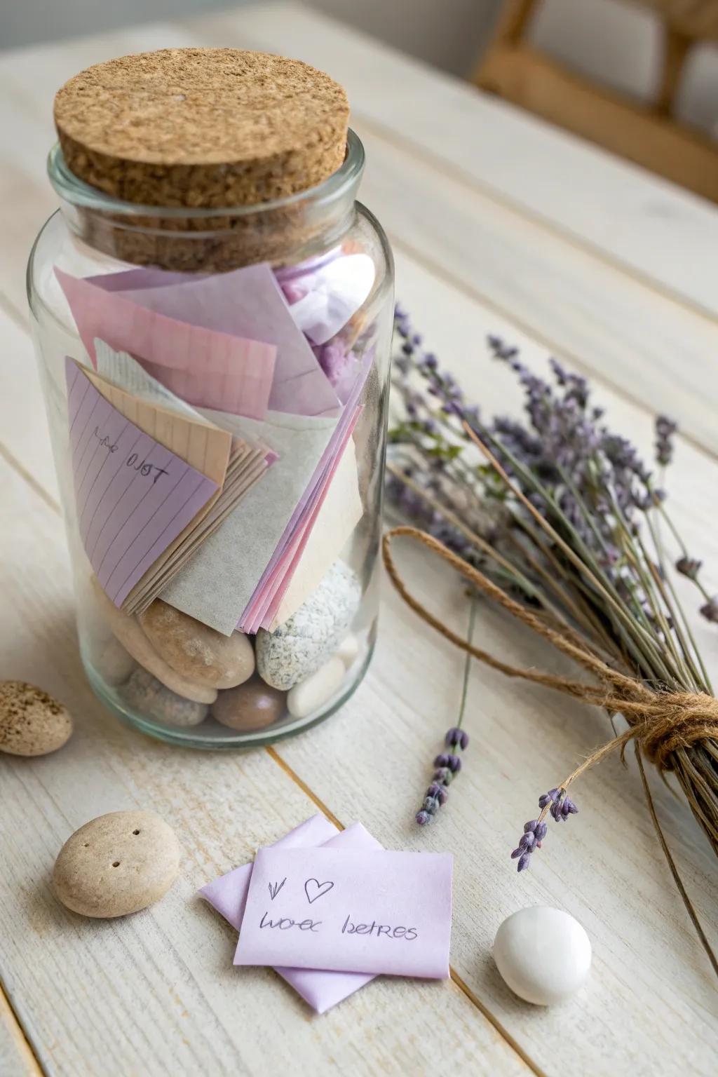 Capture shared moments with a DIY Memory Jar, the perfect heartfelt gift for Mother's Day.
