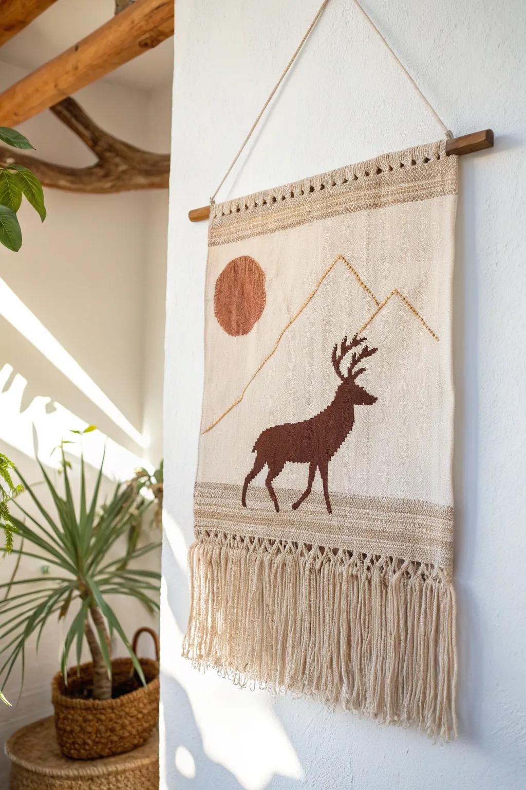 Elevate your space with the elegance of minimalist animal silhouette art. ð¿â¨ #ScandinavianCharm #BohoElegance