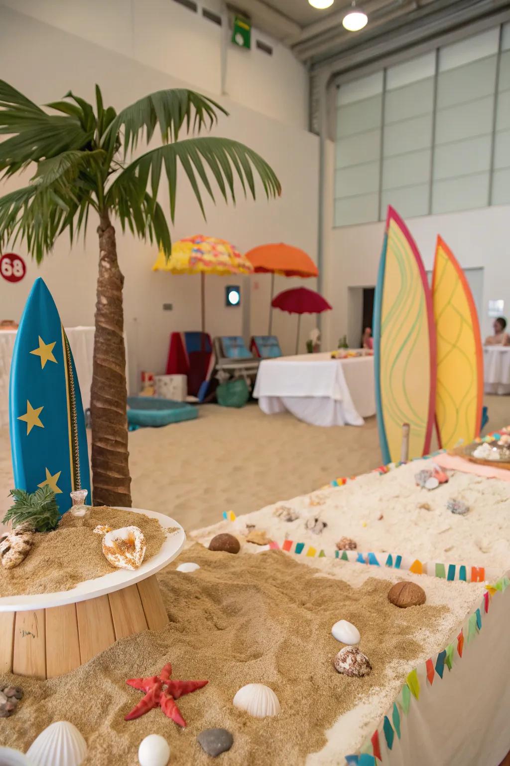 A beach party bonanza that's both relaxing and fun.