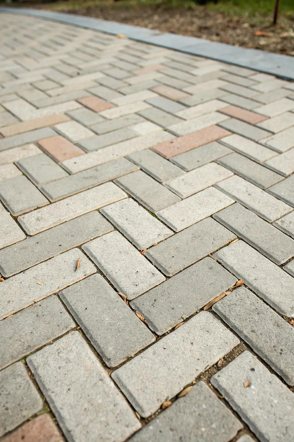 Elevate your space with the timeless elegance of concrete pavers.