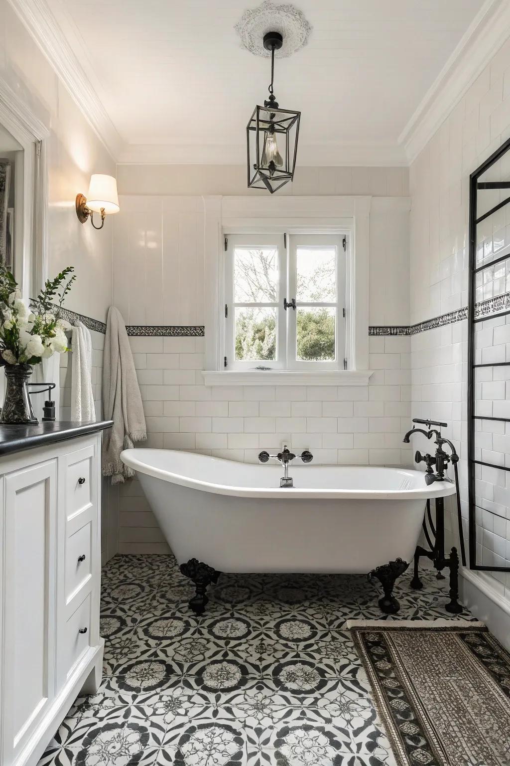 Monochrome elegance with timeless appeal.