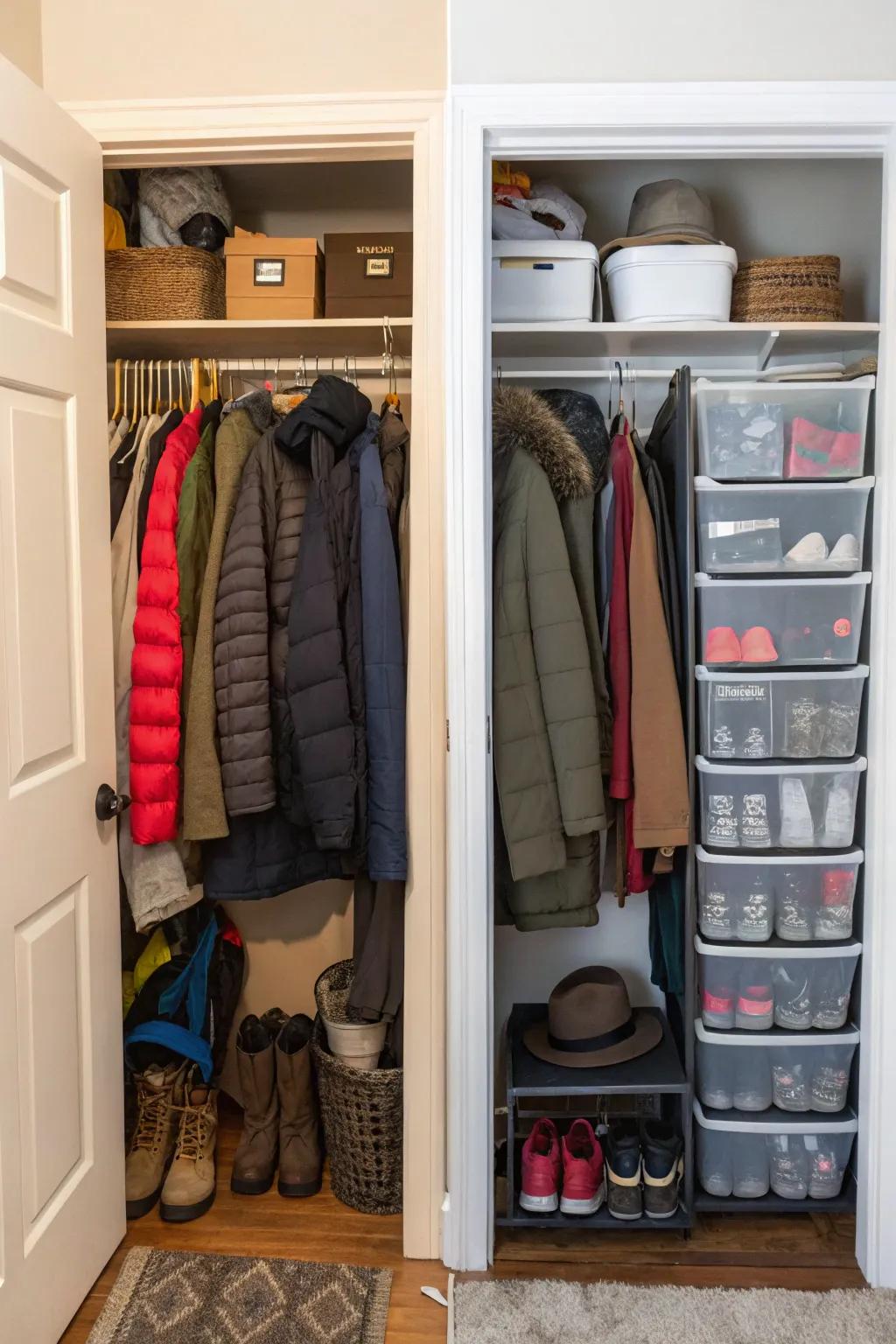 See the dramatic change a little organization can make.