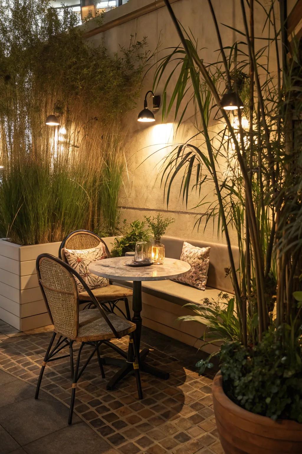 A cozy nook perfect for intimate conversations.