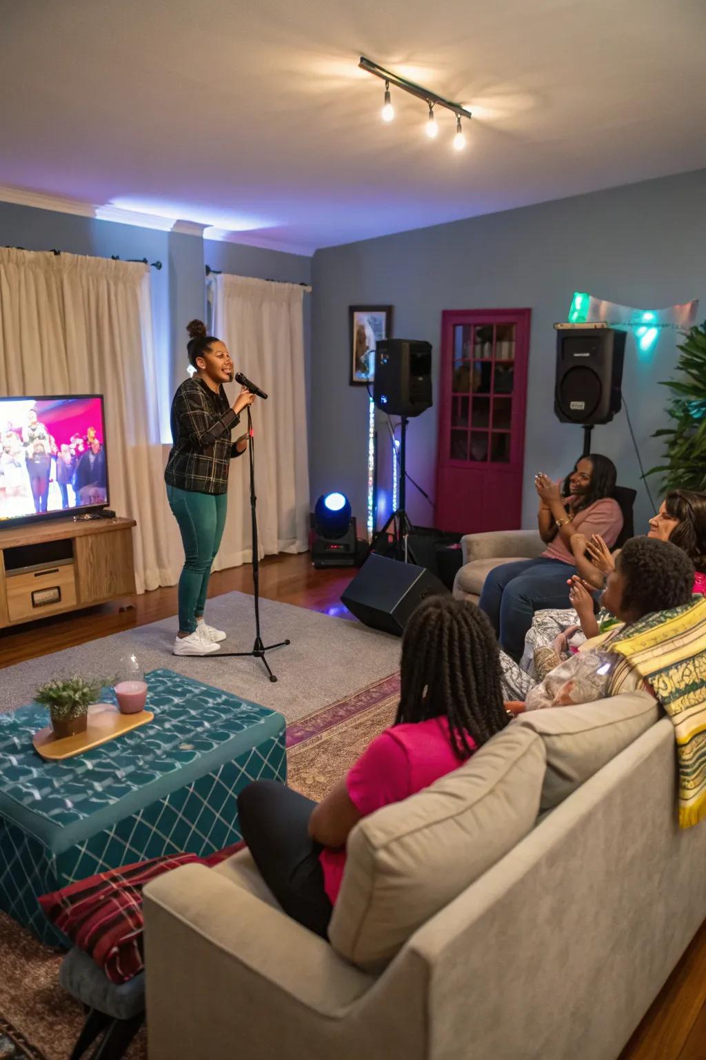 Perform your heart out in a Christmas carol lip sync battle.