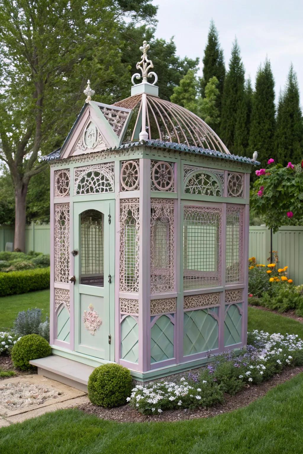Elevate your backyard with Victorian eleganceâcharm and craftsmanship in every detail.