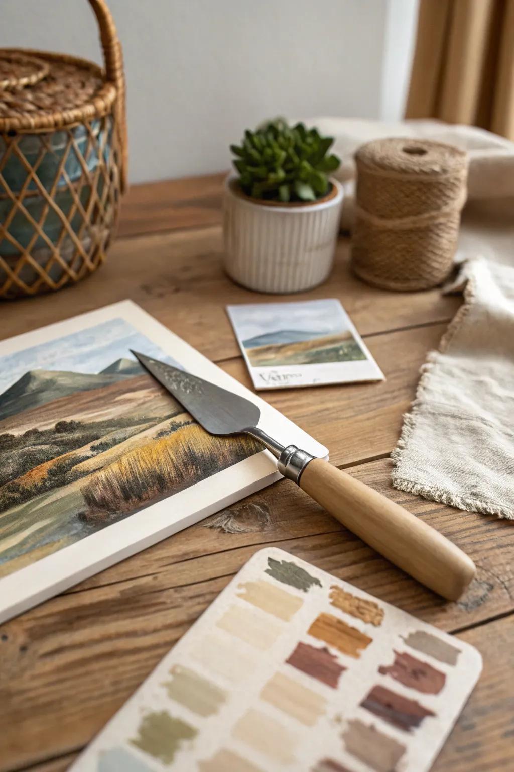 Uncover the art of moody landscapes with the simplicity of a palette knife.