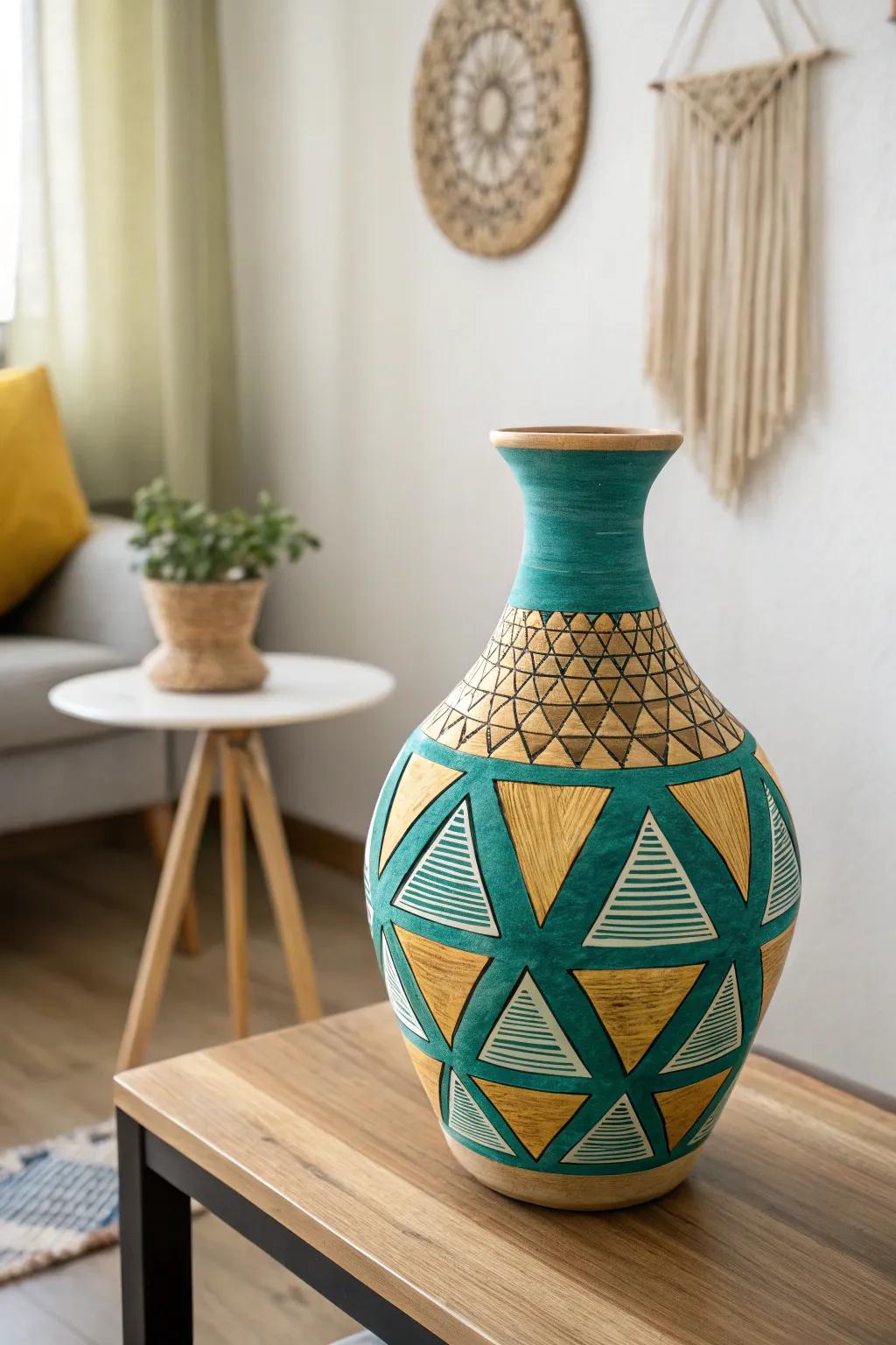 Elevate your space with bold geometric patterns that captivate and inspire.