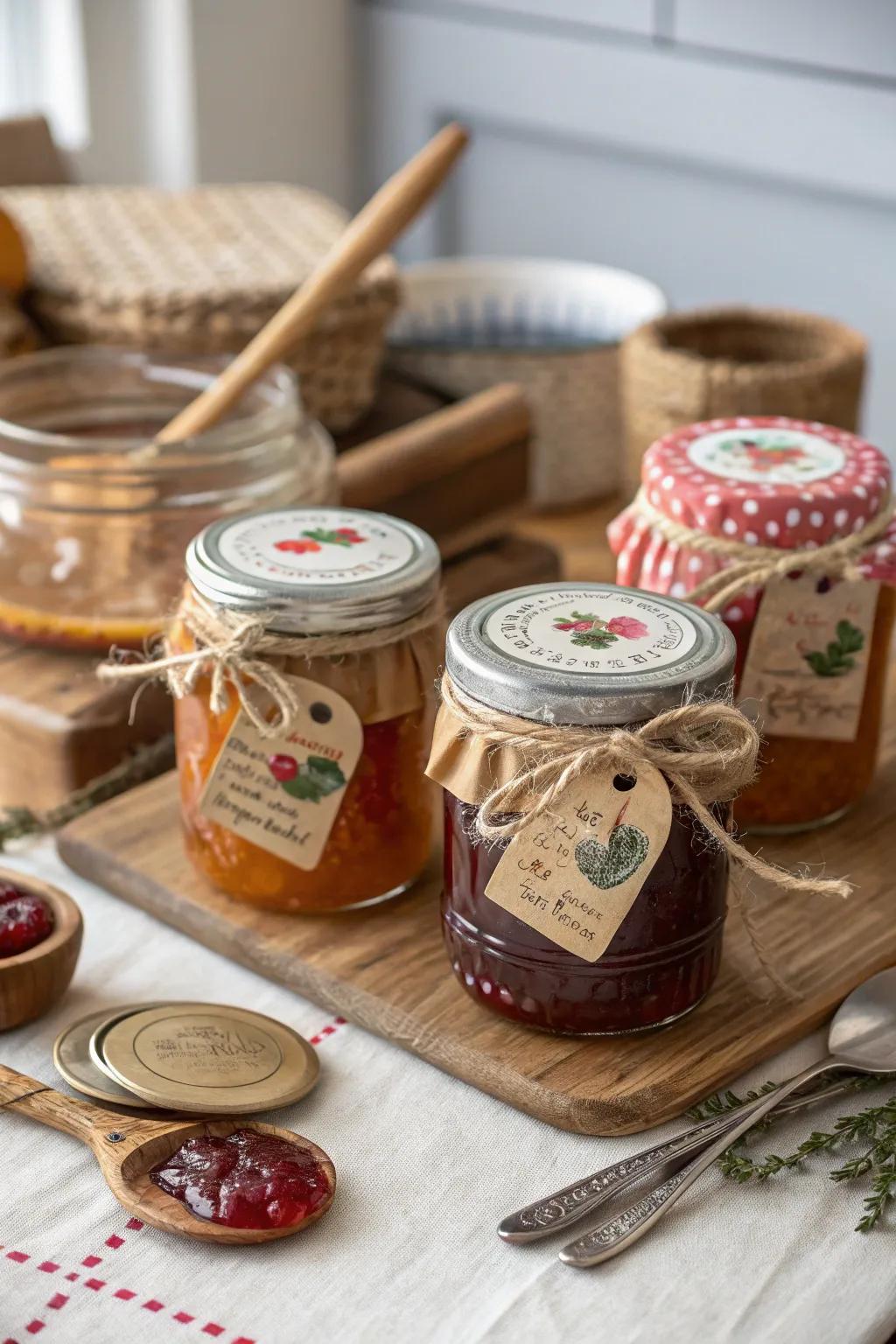 Delicious homemade jams that capture the essence of hospitality.
