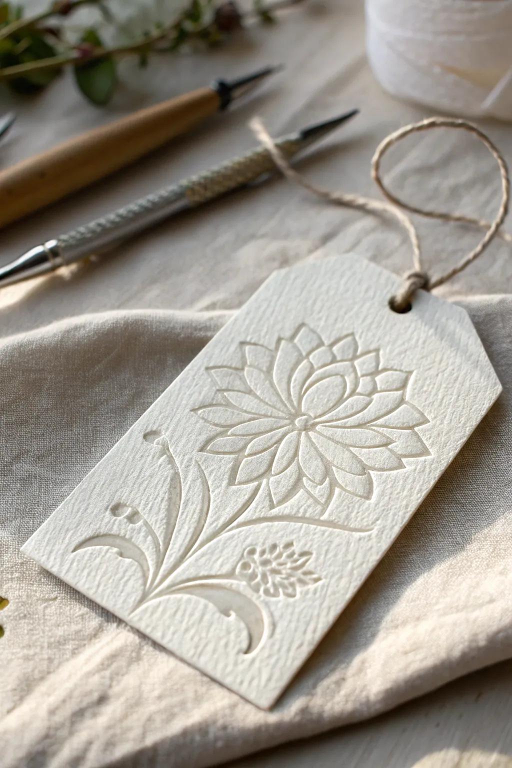 Elevate your gift-giving with embossed elegance. Discover the art of DIY sophistication.