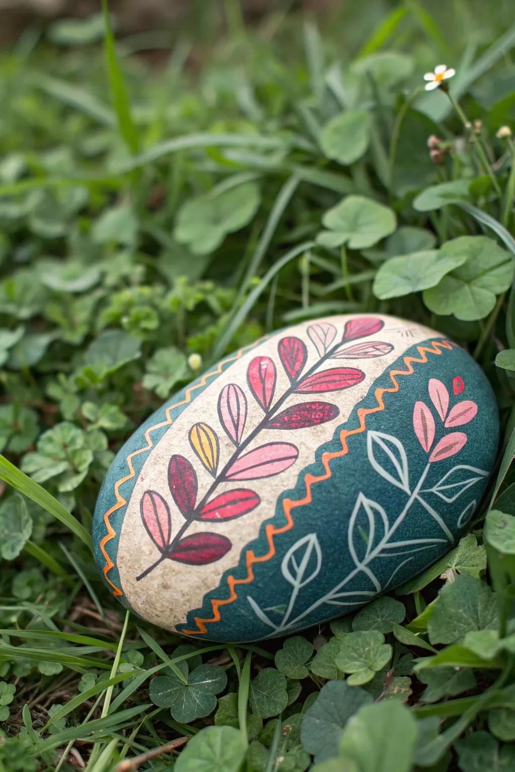Add a touch of whimsy to your garden with DIY painted stone markers. ð¨ð¿ #GardenCrafts #ScandiBoho