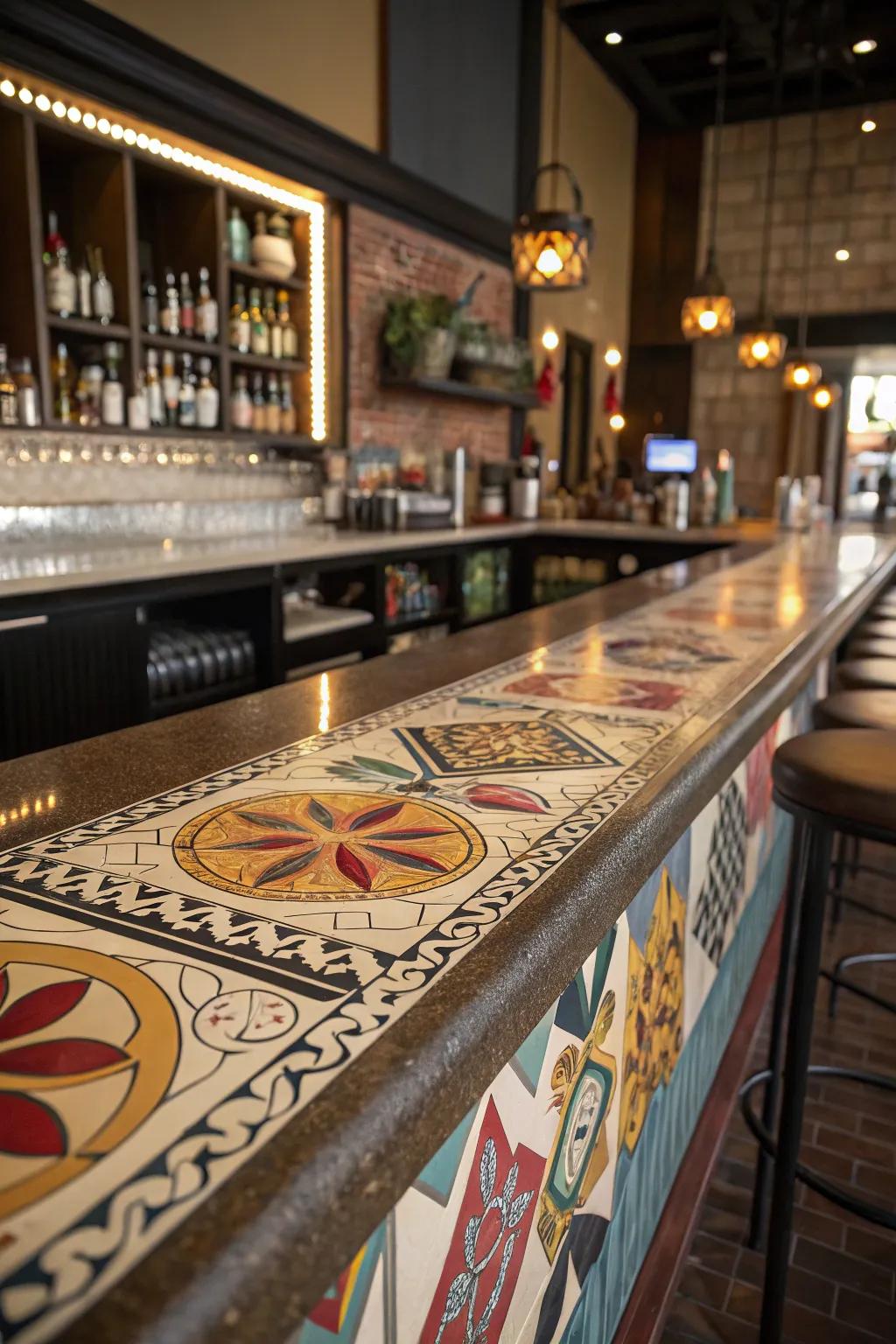 Custom designs add a personal touch and visual intrigue.