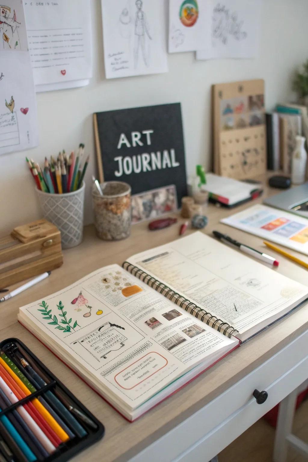A journal for personal artistic journeys.