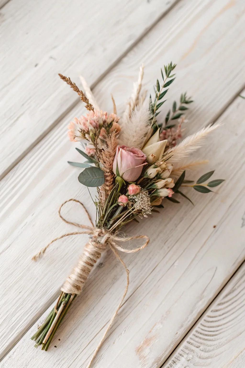 Craft your perfect boutonniere with natural elegance and a personal touch.