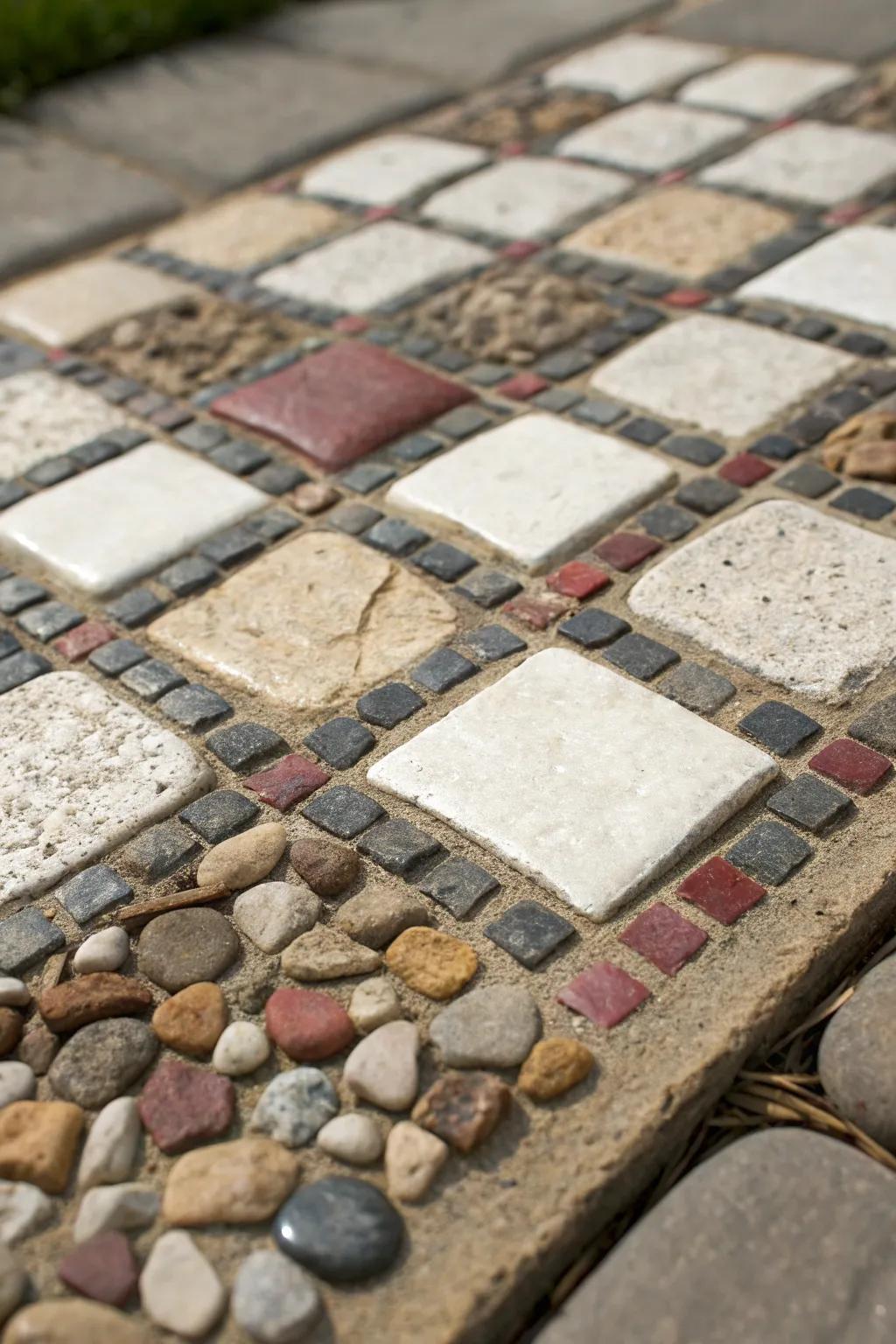 Discover the art of storytelling through mosaic; each square a chapter, together a beautiful narrative.