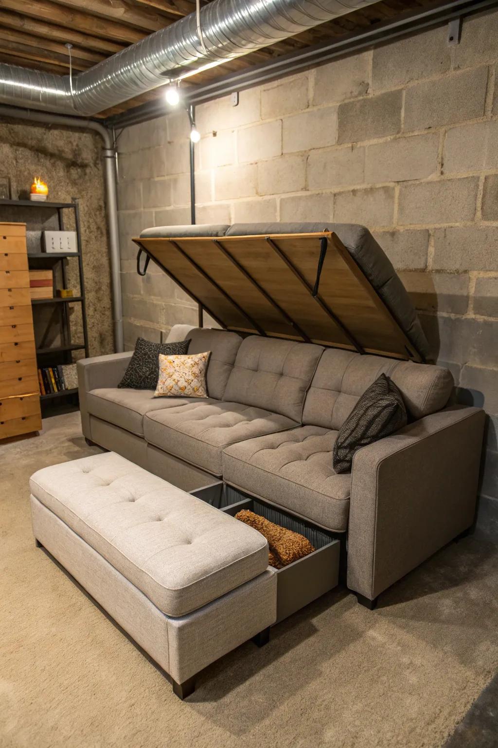 Multi-functional furniture enhances utility without sacrificing style.