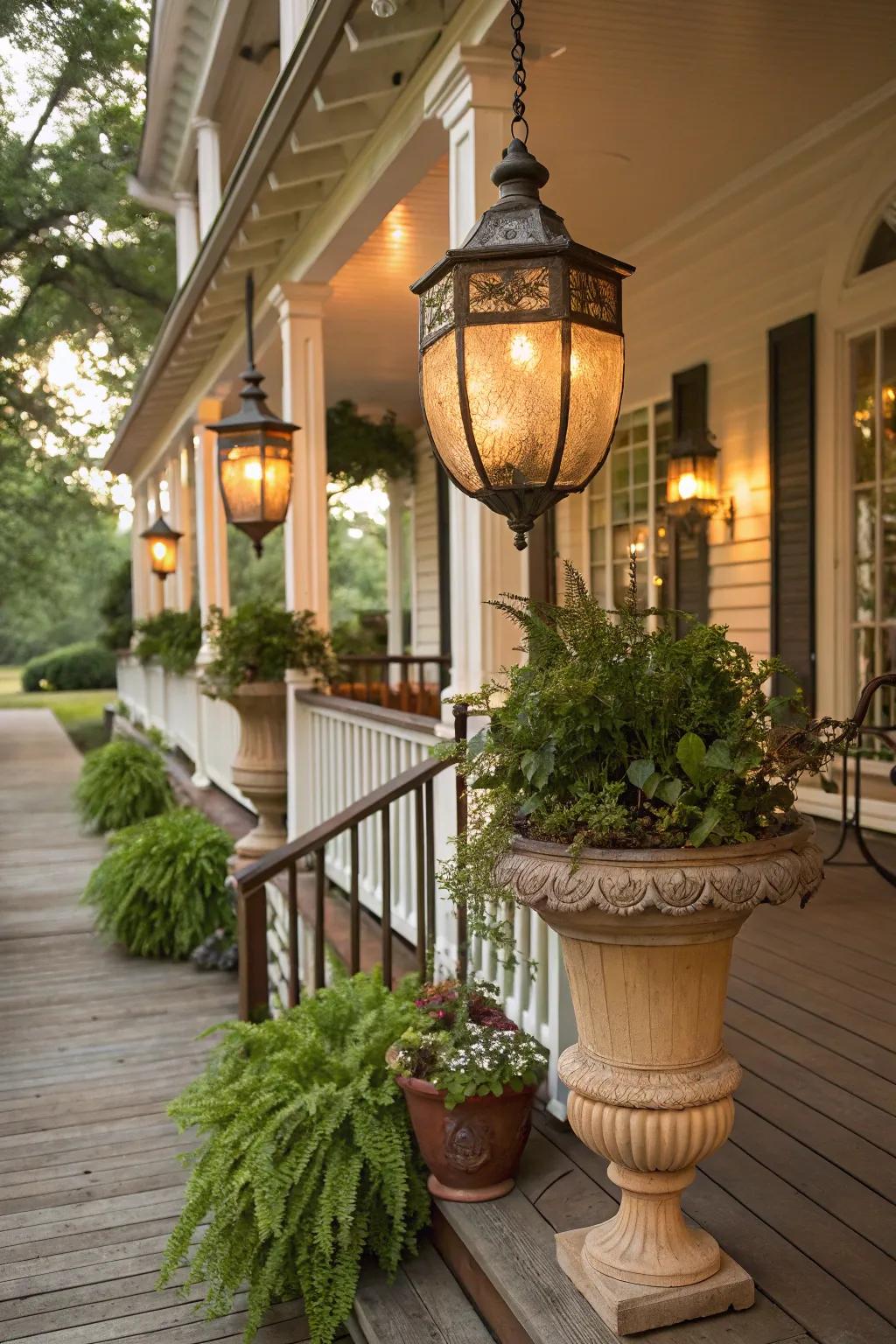 Vintage accessories add character and charm.