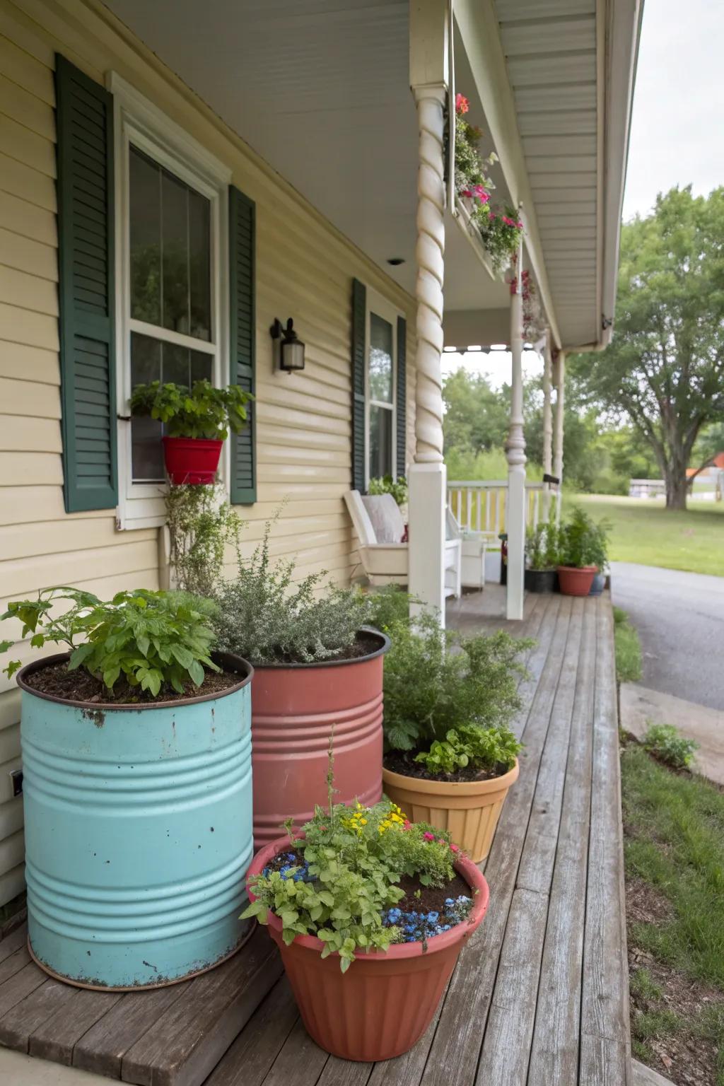 DIY planters showcase your creativity and style.