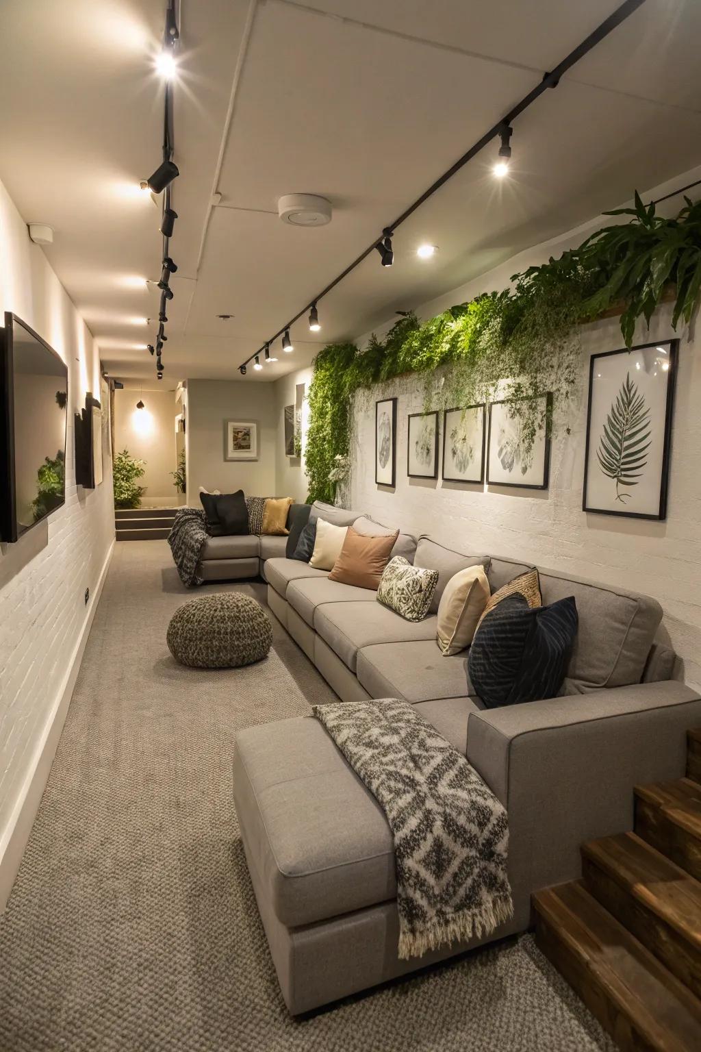 Creative seating arrangements optimize comfort and flow.