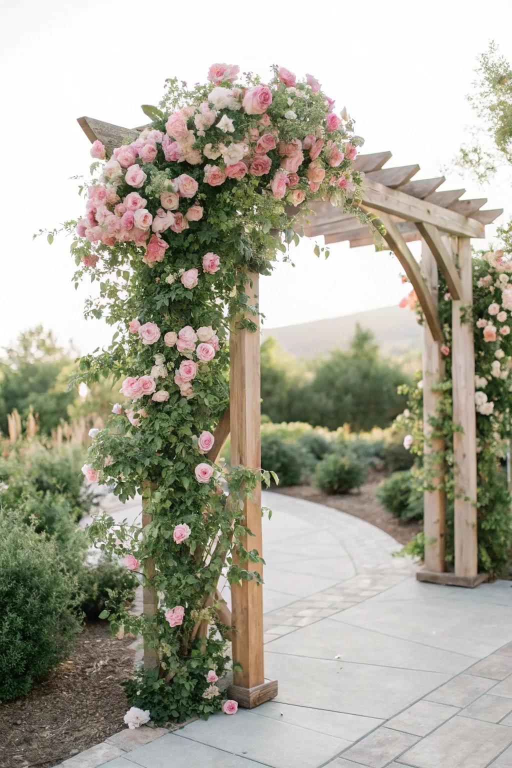 Step into a fairytale with this enchanting rose-covered archway. ð¹â¨ #GardenGoals #ScandiBoho